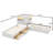 L-Shaped Daybed With Trundle And Drawers-907399797