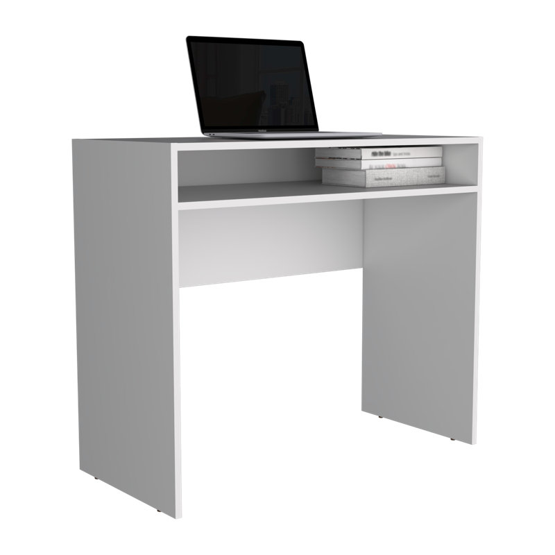 Bureau d'écriture avec tablette Stella, Blanc