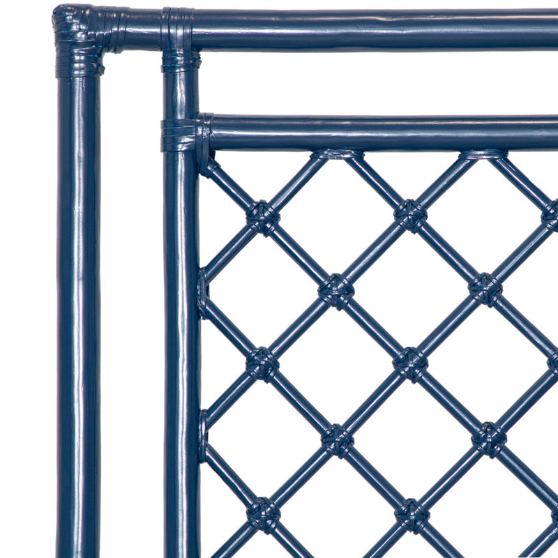 Low Profile Standard Bed, Navy, Queen