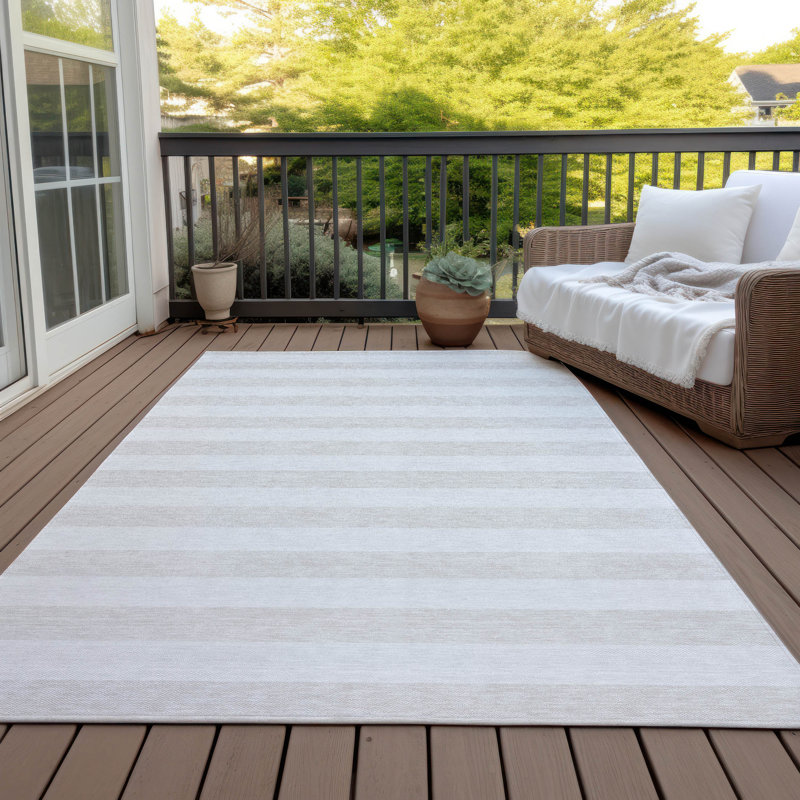 Tapis intérieur / extérieur Kinslee, Rectangle 2 pi 6 po x 3 pi 10 po