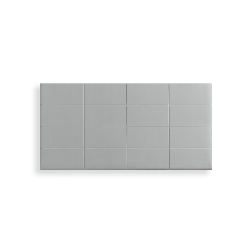 Raglen Upholstered Headboard, Light Grey, Single (3')