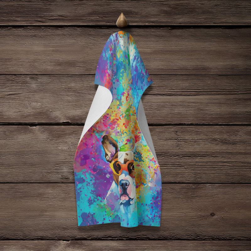 Serviette de cuisine Boxer Hippie Dawg