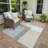 Machine Washable Indoor/Outdoor Kugler ACN2400 Abstract Rug-428176452