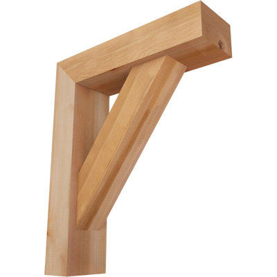 Traditional Block Bracket with Offset Brace