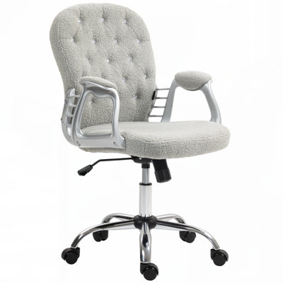 Fauteuil de bureau en molleton Vinsetto Teddy