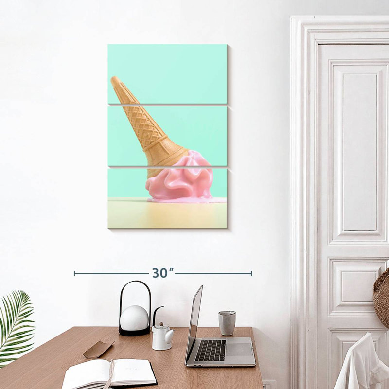 Déversement de crème glacée Yarlin, H 32 po x l 20 po