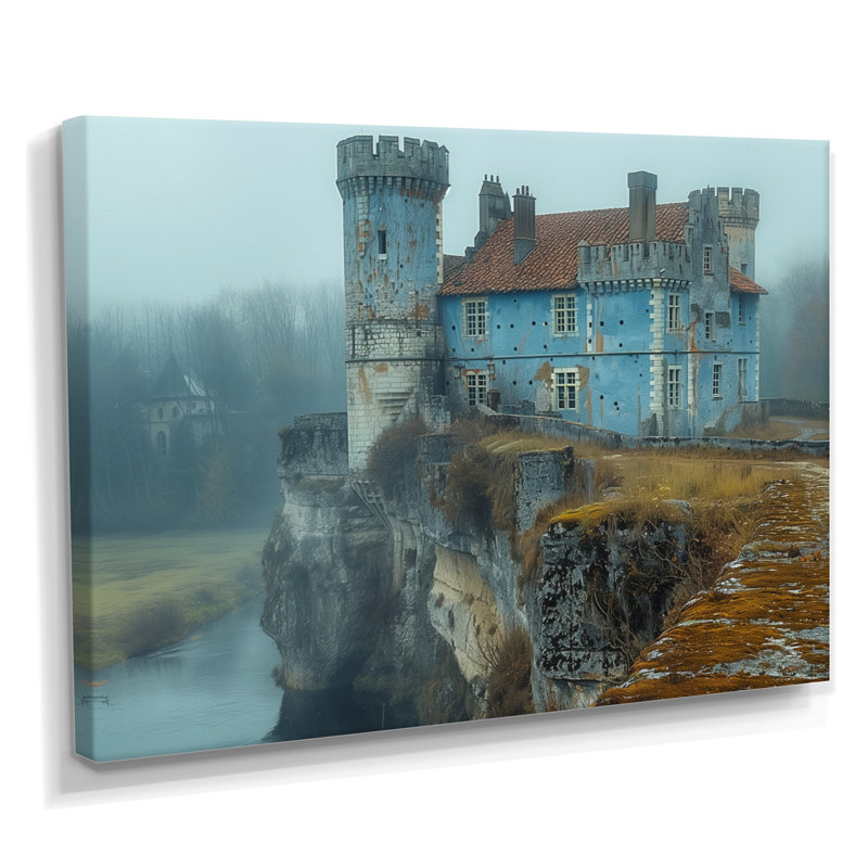 Pieper - Castles Wall Art Living Room, H 16 po x l 32 po x P 1 po, Toile tendue