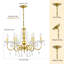 6 - Light Candle Style Chandelier