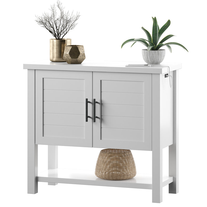 Bria Accent Cabinet, White