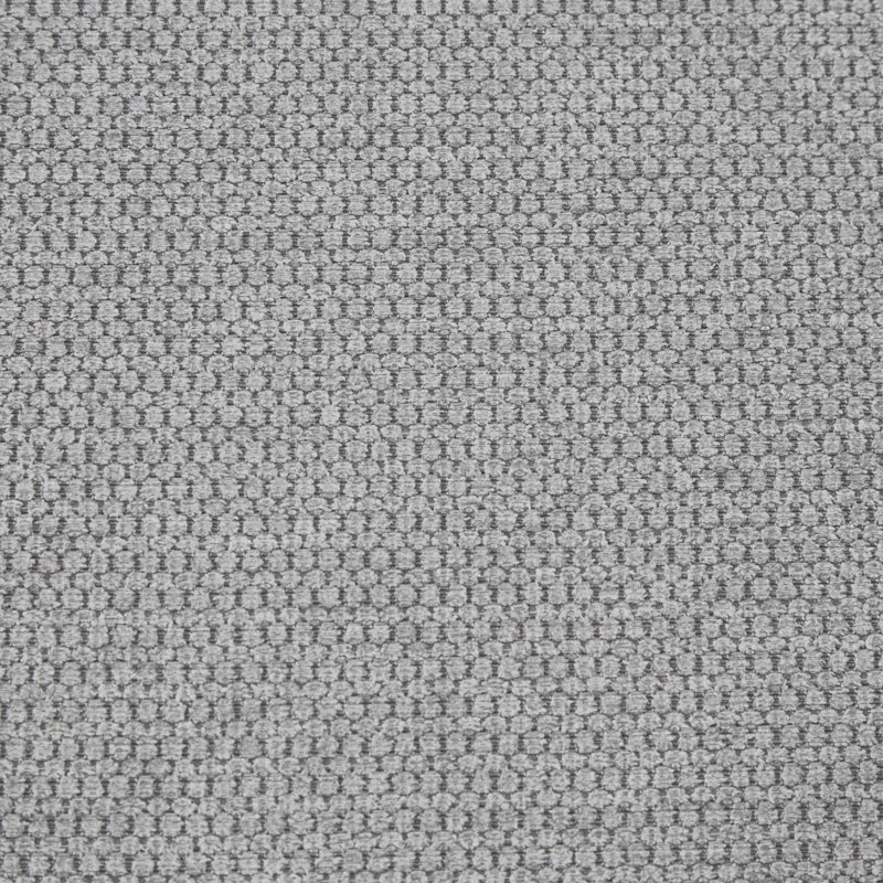 Chaise d'appoint moderne gris, tissu chenille, dossier incurvé et pieds en métal doré pour le salon