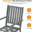 Ensemble de 2 chaises de patio en aluminium toutes saisons avec coussins et structure épais-2011235215-2011235212