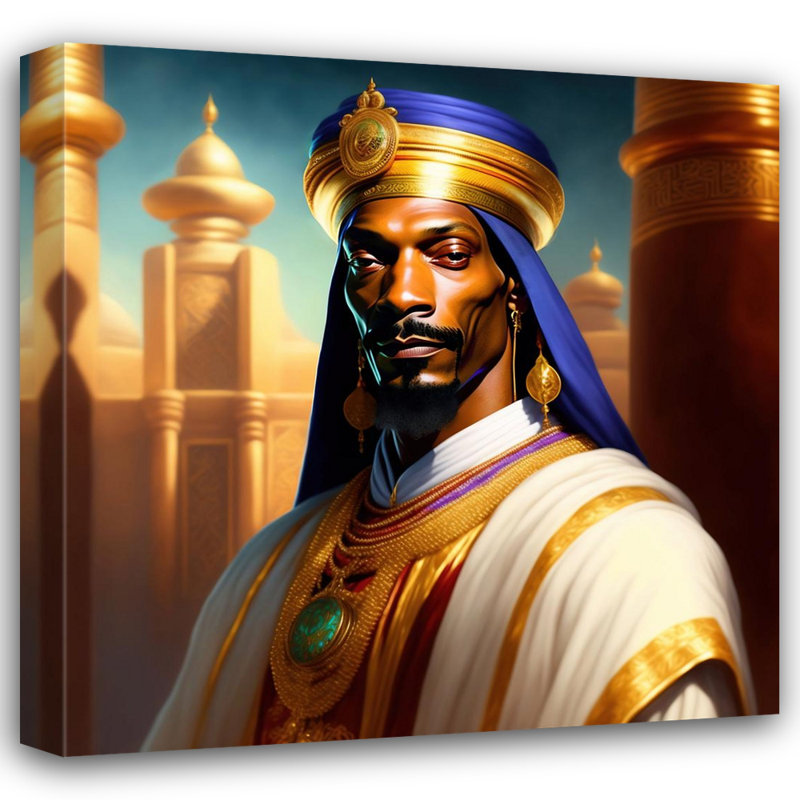 «Snoop Dogg» par Stephen Chambers, impression sur toile tendue, L 36 po x H 36 po