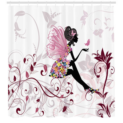 Shower Curtain with Hooks Included