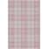 Tapis rose à motif géométrique Kehr