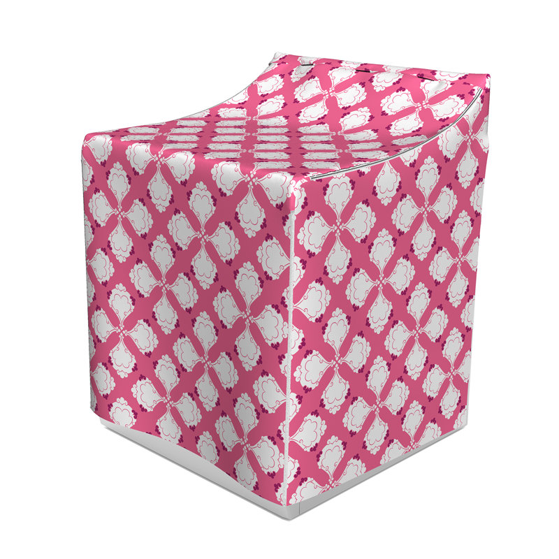 Housse pour machine à laver Tropical, Rose, Floral 3