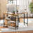 17 Storeys 360° Rotatable Sofa Side Table L-shaped Laptop Desk Snack Table Withshelf Patented-1934654465