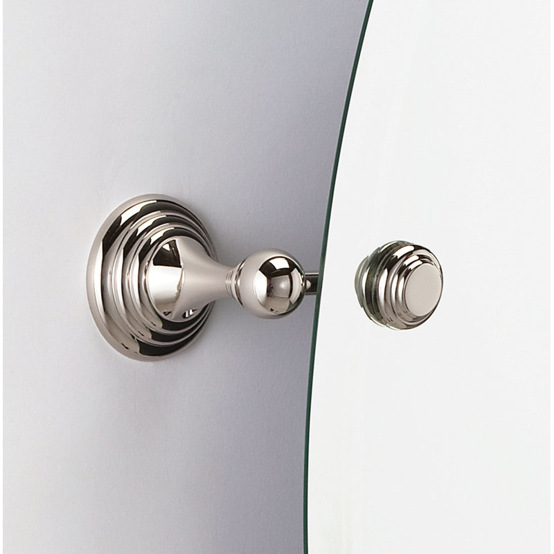 Embassy Mirror Bracket, Polished Nickel