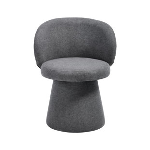 Swivel Upholstered Dining Chair With Backs