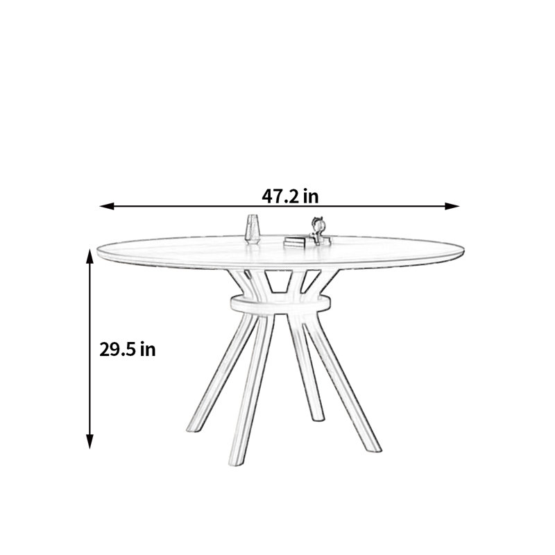 Syniyah, 29.5"H x 47.2"L x 47.2"W