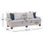 Hollowell Upholstered 101.5'' Sofa-153857863-153857862