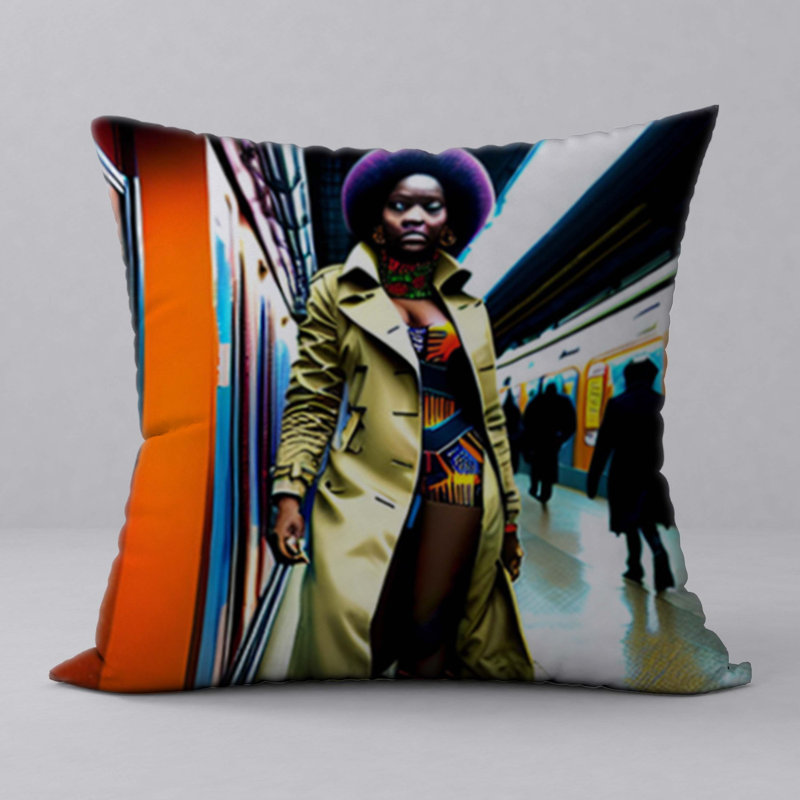 Reversible Throw Pillow