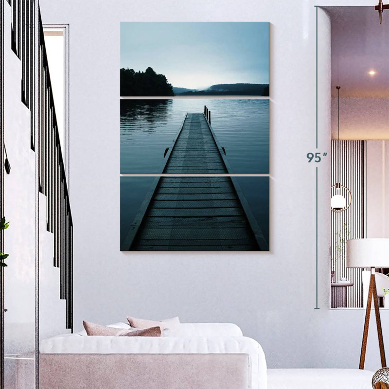 Aletra Dock, 74" H x 48" W