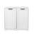 Laundry Cabinet with Doors and shelf, Tilt-Out Laundry Hamper, Freestanding Style, Adjustable Shelf, White