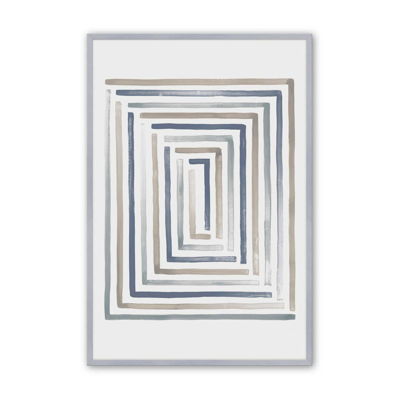 Linear Visions II, H 11,25 po x l 9,25 po, Encadrement ouvert, chrome poli