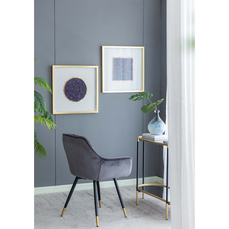 Décoration murale 23,5 x 23,6 po S / 2 Lillian