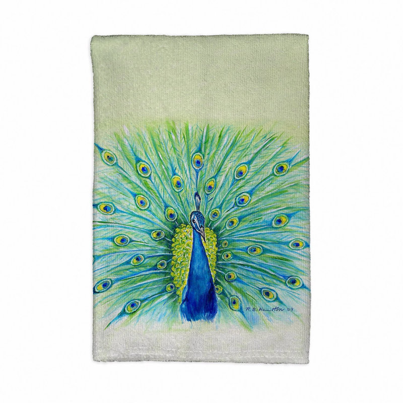 Serviette de thé peacock