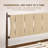 Marenzo Queen Platform Bed with Handwoven Headboard – American Walnut Veneer, Solid American Walnut Legs, Artisan Craftsmanship, Silent Slats, Effortless Assembly, Queen – Dark Walnut-1364901448-1364901450