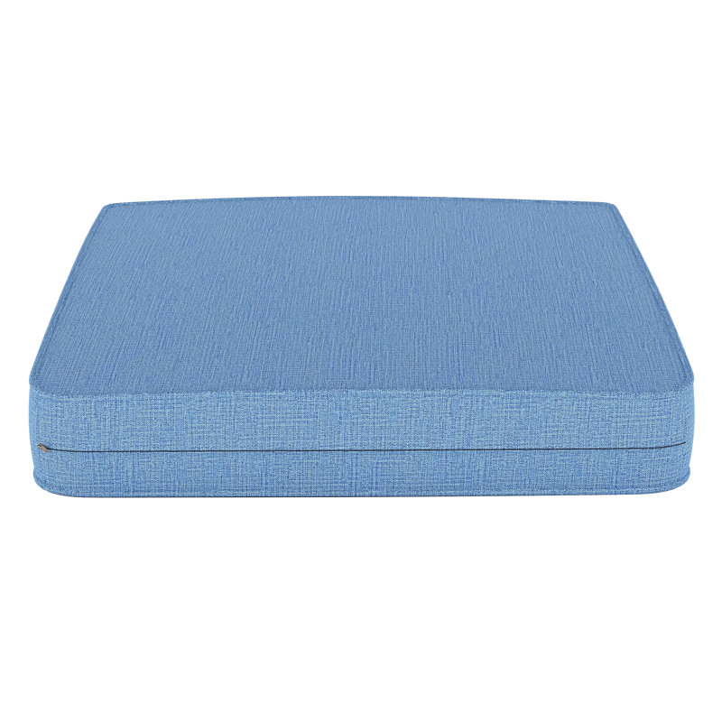 Outdoor Sunbrella® Seat Cushion, Cast Ocean Sunbrella® Plainweave