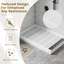 Base de bac de douche à seuil simple SMC avec ensemble de drain et couvercle de drain, antidérapant-122628221