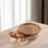 Glass Candy and Nuts Serving Container Food Storage Platter with Wooden Lid-928877439