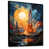 Black Floater Framed