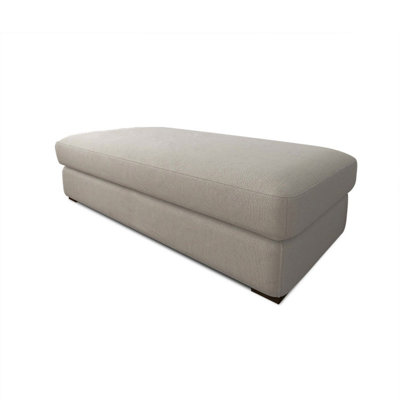 Beige Upholstered Bench