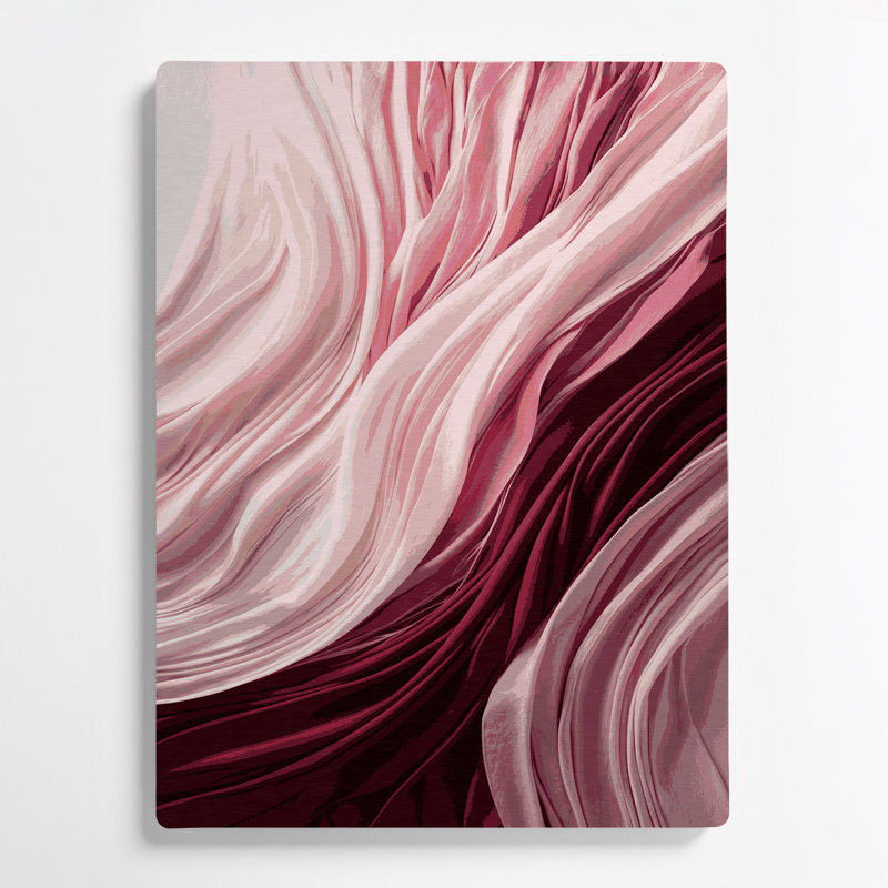 Art mural abstrait en métal beige 91, 16" H x 20" W