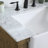Pelaghia 30'' Single Bathroom Vanity with Carrara Marble Top-1471006158