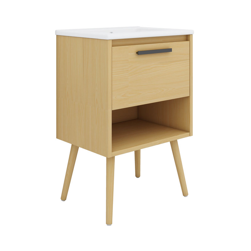Bathroom Vanity With Sink Combo,Multi-Functional Bathroom Cabinet With Drawer