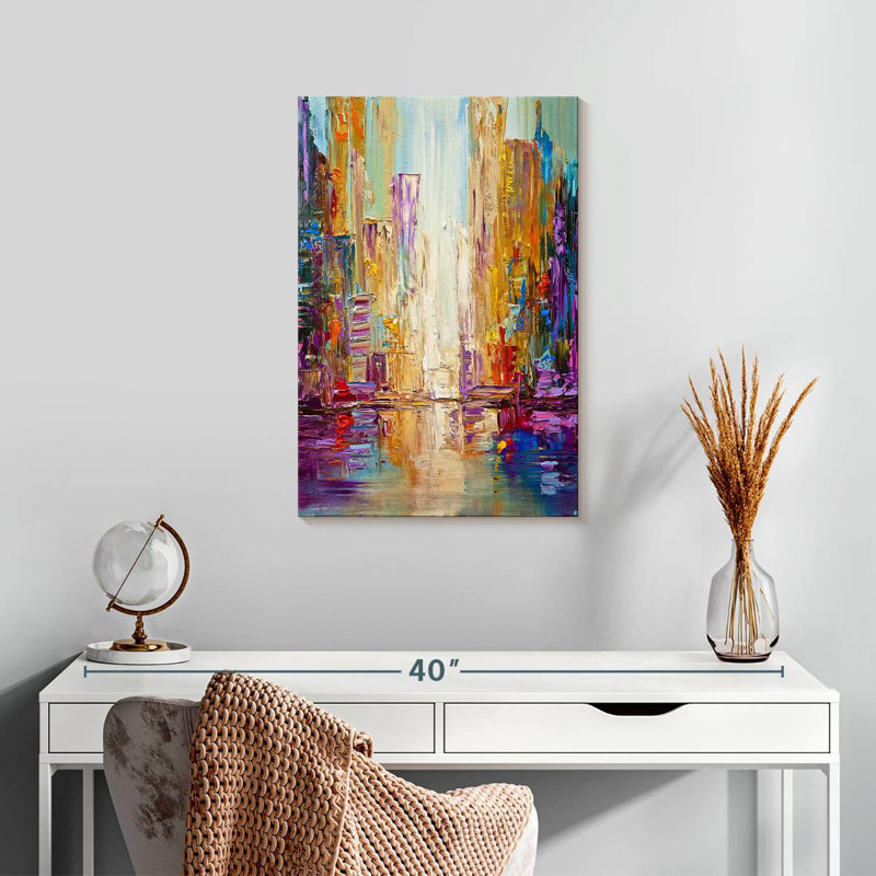 Avery Abstract Bangkok, 24" H x 16" W
