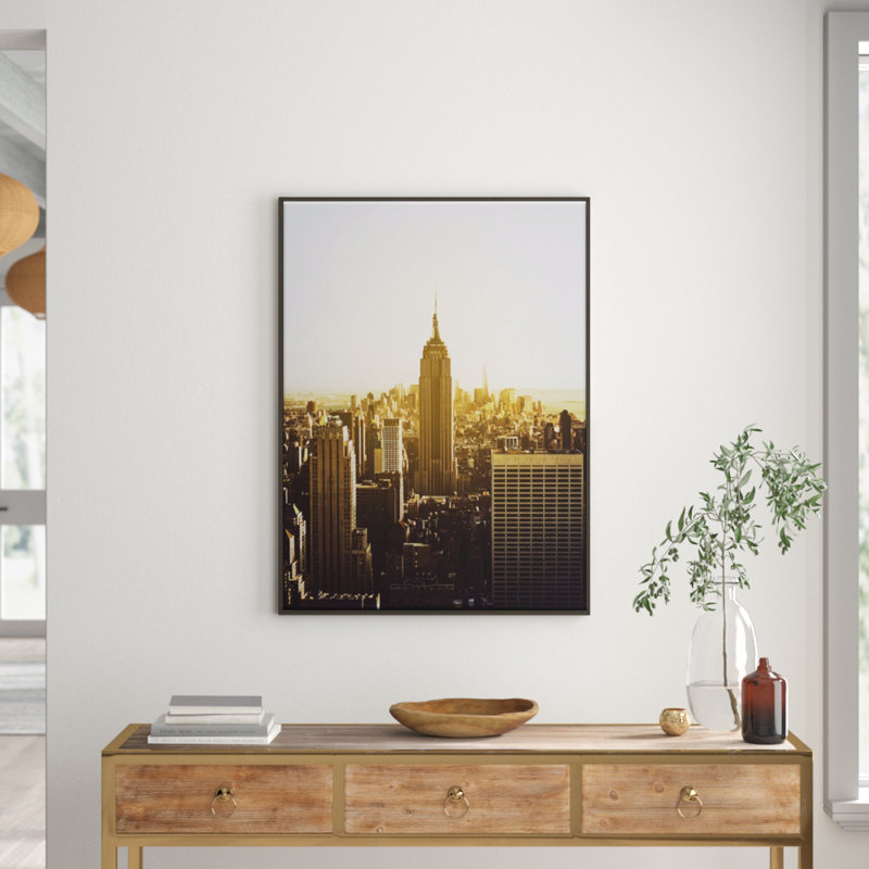 Print on Canvas, Black Floater Framed, 51cm H x 41cm W