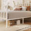 Lit plateforme en métal en forme de couronne de style rétro d'adolescentes de rêve, aucun sommier nécessaire-1015676884-1015676905