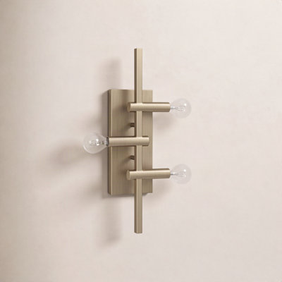 Luca 3 Light Dimmable Plug-in Armed Sconce