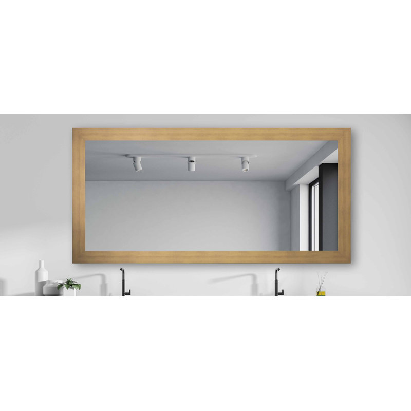Armone Engineered Wood Flat Mirror, 34.5" x 69.5"