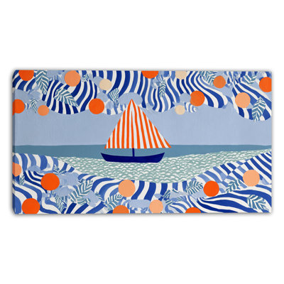 Harbor Rhythm Wrapped Canvas Wall Art
