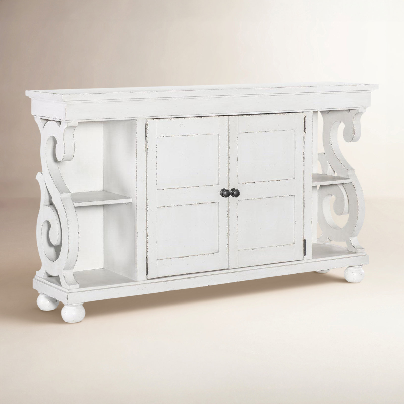 Country Living 2-Drawer Console Table, White