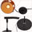 59" Arched Floor Lamp With Bulb