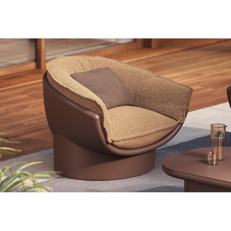 Luna Lounge Chair, Brown
