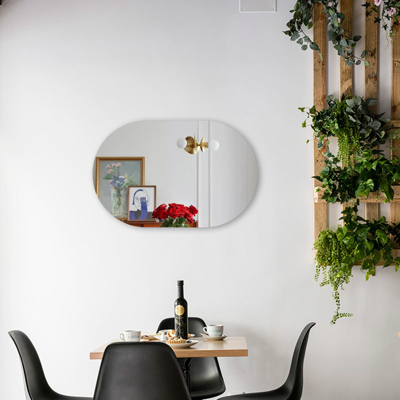 Miroir mural sans cadre biseauté réfléchissant