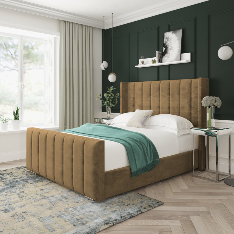 Aspen Conistan Upholstered Ottoman Bed Frame, Mink, Kingsize (5')